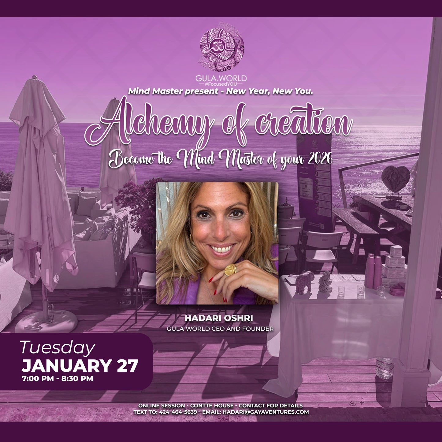 Alchemy of Creation: Become the Mind Master of Your 2026 - Online Session