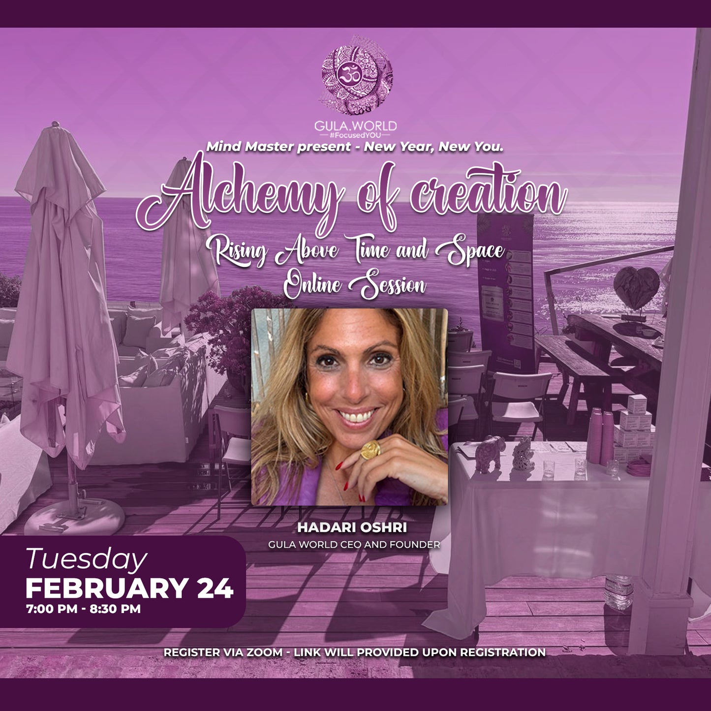 Alchemy of Creation — Rising Above Time & Space -Online Session.