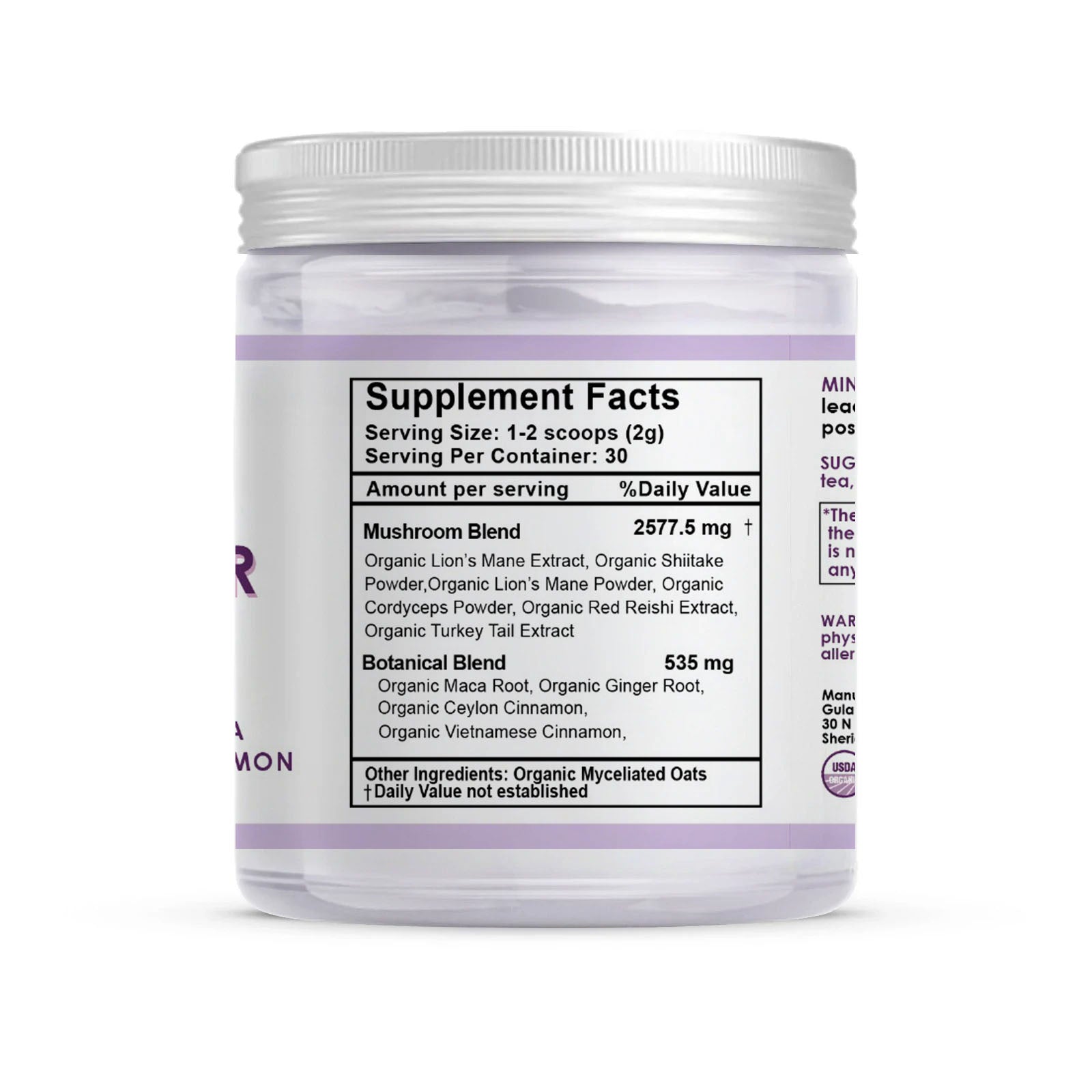 Mind Master - Mushroom Powder (60-Day Supply)