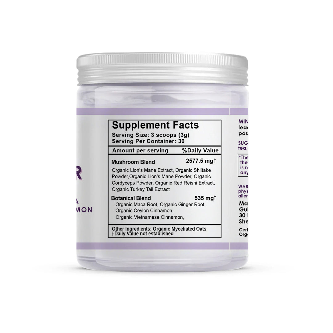 מיינד מאסטר - אבקת פטריות (אספקה ​​ל-60 יום)